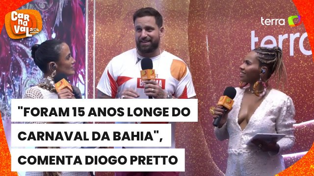Carnaval 2024: Diogo Pretto já passou 15 anos longe da folia da Bahia