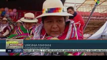 Miles de bolivianos celebran Carnaval Campesino
