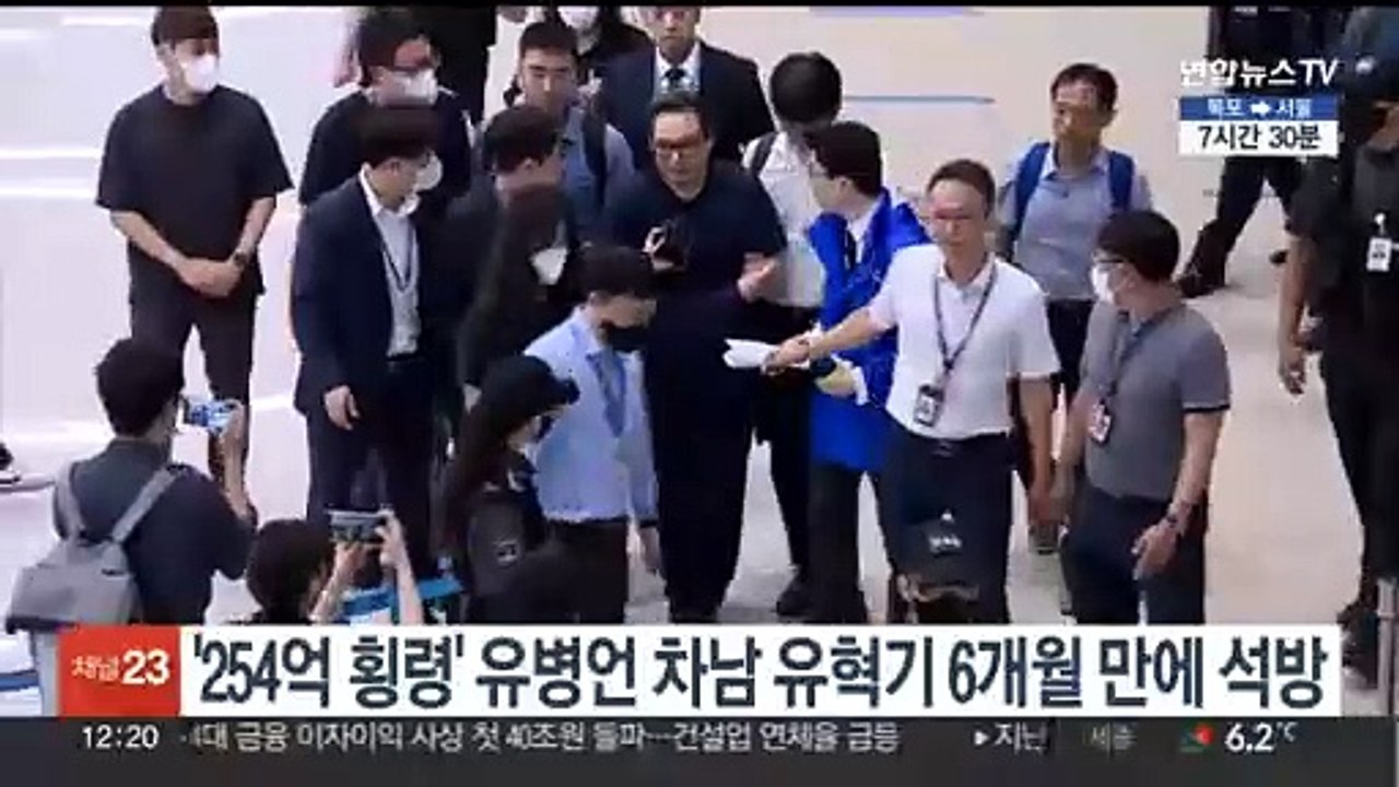 '254억 횡령' 유병언 차남 유혁기 6개월 만에 석방