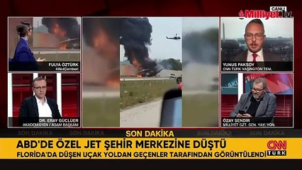 ABD'de özel jet şehir merkezine düştü! Pilotun sözleri ortaya çıktı