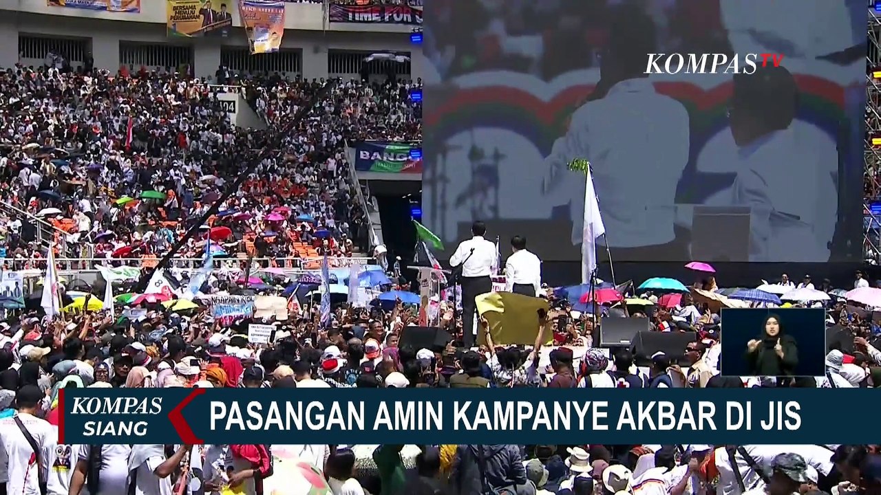 Orasi Anies-Muhamin saat Kampanye Akbar di JIS, Begini Situasinya