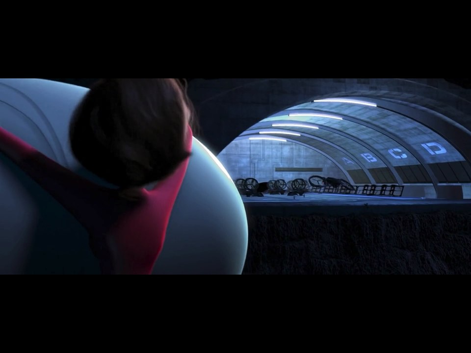 The Incredibles (2004) - Elastigirl Breaks In