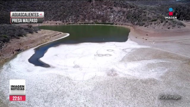 Presa de Malpaso, en Aguascalientes, se encuentra al 11% de su capacidad