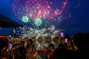 Sırbistan'da "Çin Işık Festivali" görsel şölene dönüştü
