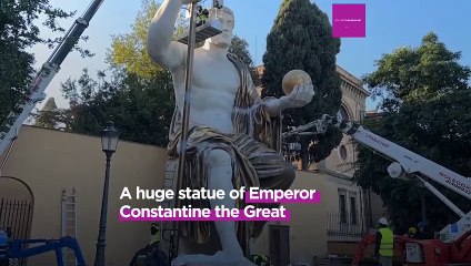 How scientists reconstructed a huge statue of Emperor Constantine the Great in Rome