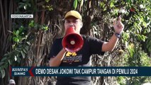 Aksi Unjuk Rasa BEM Seluruh DIY Tolak Campur Tangan Jokowi di Pilpres 2024