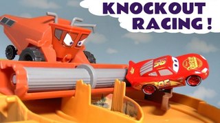Disney Cars Lightning McQueen and Escape From Frank Toy Car Racing