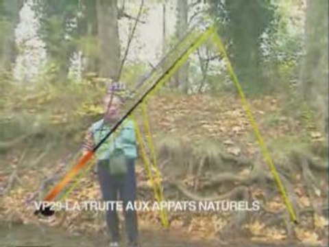 La truite aux appats naturels