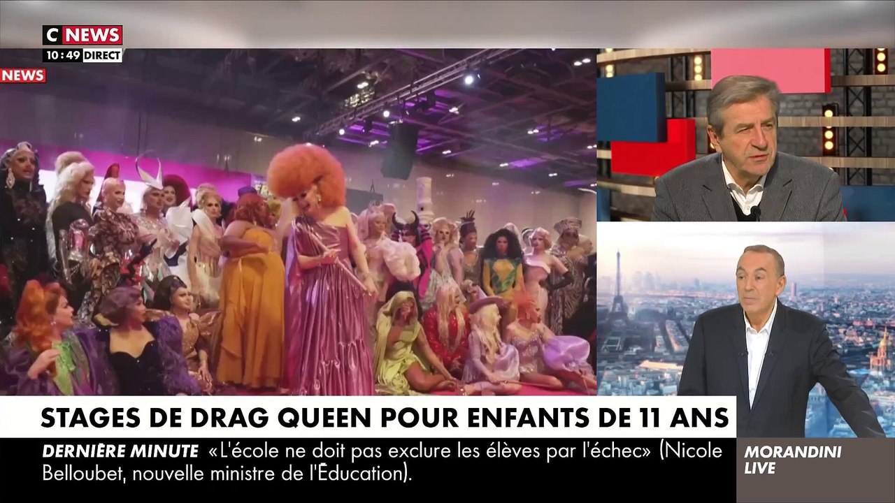Gironde : Le stage de Drag Queen pour enfants à partir de 11 ans, qui a provoqué la polémique hier dans Morandini Live, a finalement été annulé par les organisateurs