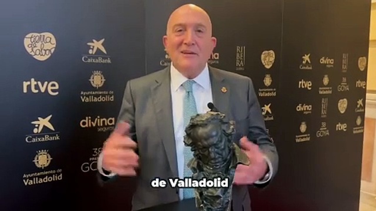 Mensaje de Jesús Julio Carnero con motivo de los Goya