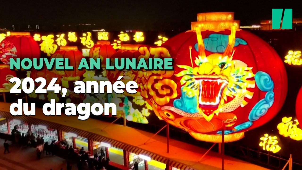 Les images très colorées du passage de la Chine dans l’année du dragon