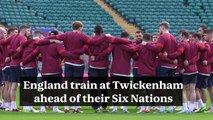 England train ahead of Wales Six Nations clash
