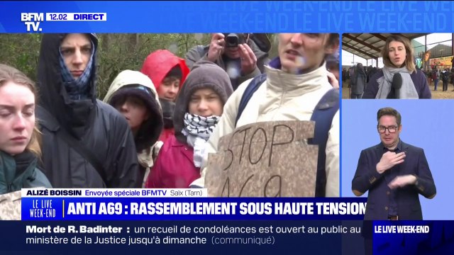 C'est une personne emblématique : des opposants au projet de l'A69 ravis de la présence de Greta Thunberg