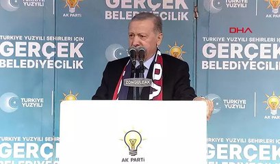 Cumhurbaşkanı Erdoğan Zonguldak'ta... 'Enerjide tam bağımsızlığı yakalamak en önemli hedefimiz'