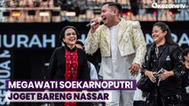 Momen Megawati Soekarnoputri Joget Bareng Nassar saat Hajatan Rakyat di Semarang