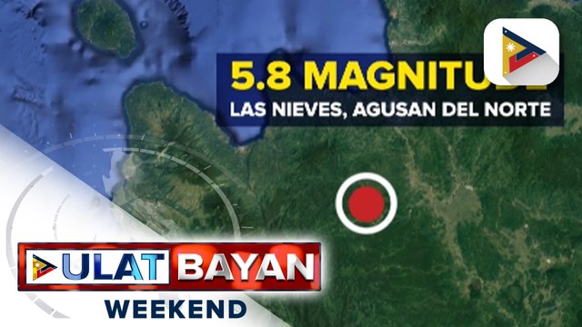 Ilang bahagi ng Mindanao, niyanig ng magnitude 5.8 na lindol