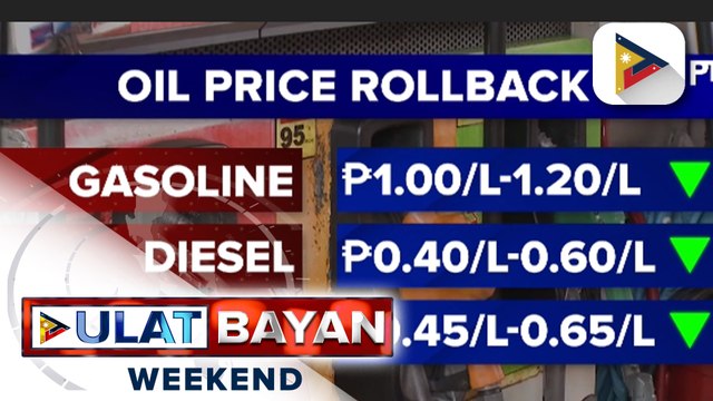 Presyo ng produktong petrolyo, posibleng bumaba sa susunod na linggo
