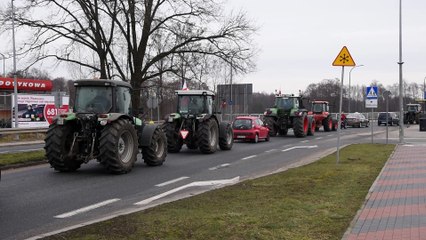 Protest rolników w Ostrołęce