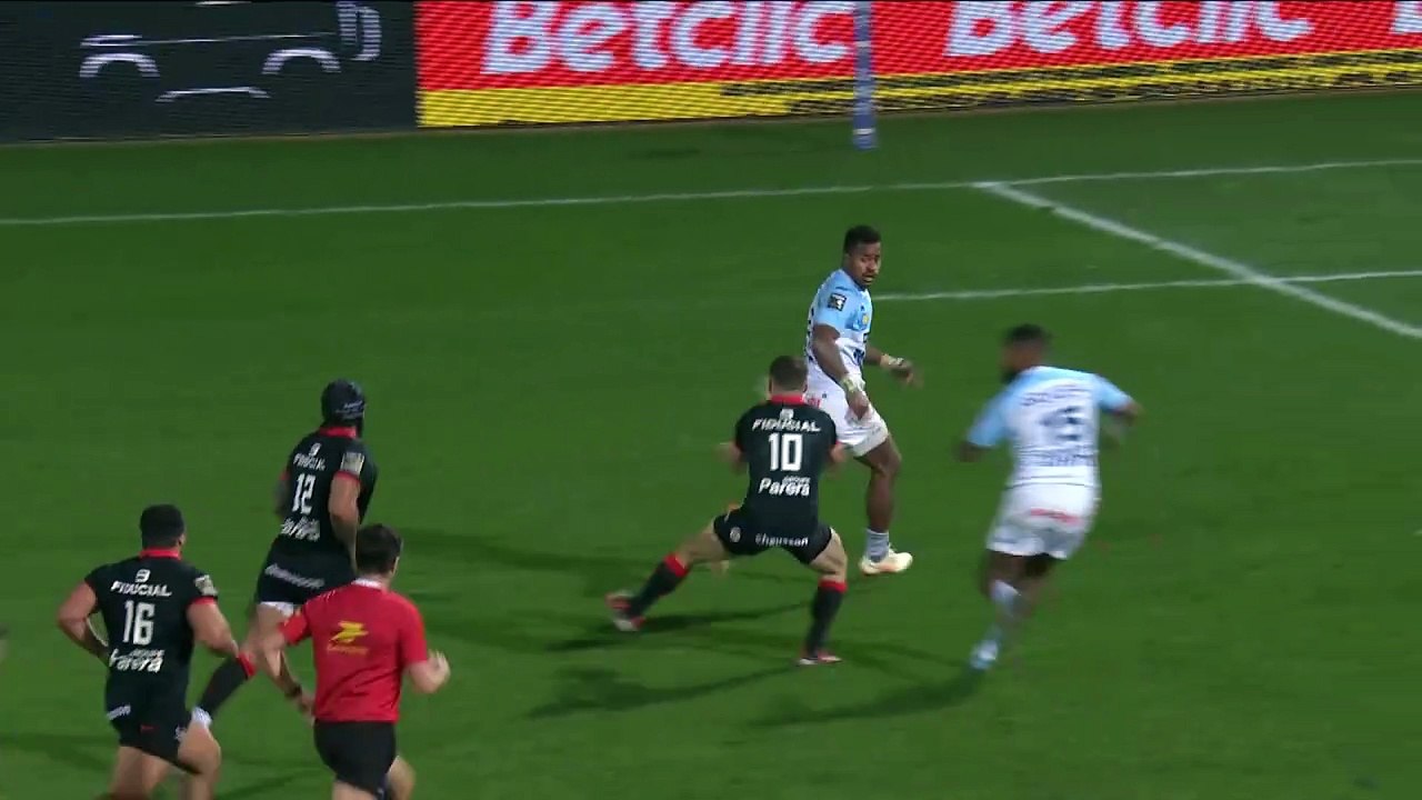 TOP 14 - Essai de Juan Cruz MALLIA (ST) - Stade Toulousain - Aviron Bayonnais