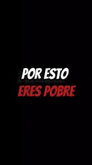 Eres pobre y tienes panza porque lo mereces