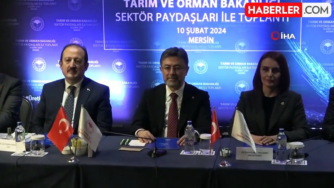 Tarım Bakanı Yumaklı, tarım sektörü temsilcileriyle bir araya geldi