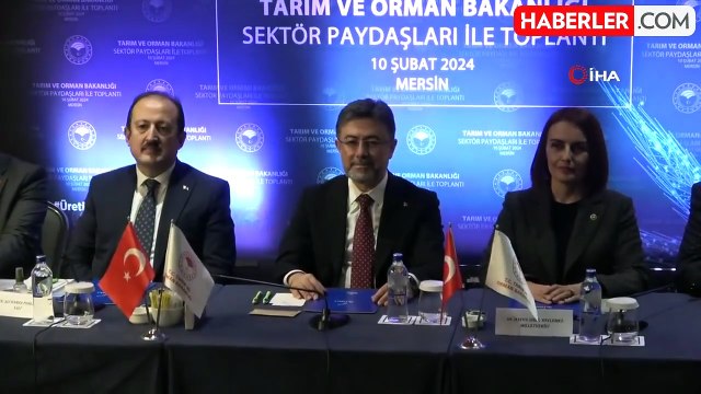 Tarım Bakanı Yumaklı, tarım sektörü temsilcileriyle bir araya geldi