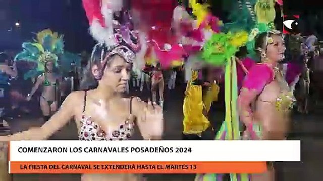 Comenzaron los Carnavales Posadeños 2024