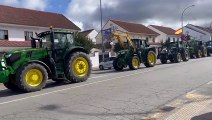 Protesta de los agricultores en el mercadillo de Ciudad Real.