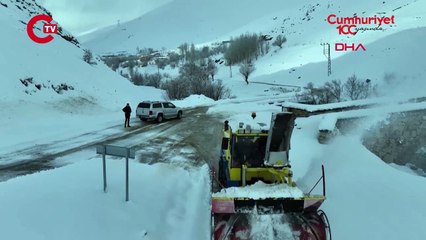 Bitlis'te 315 köy yolu ulaşıma açıldı