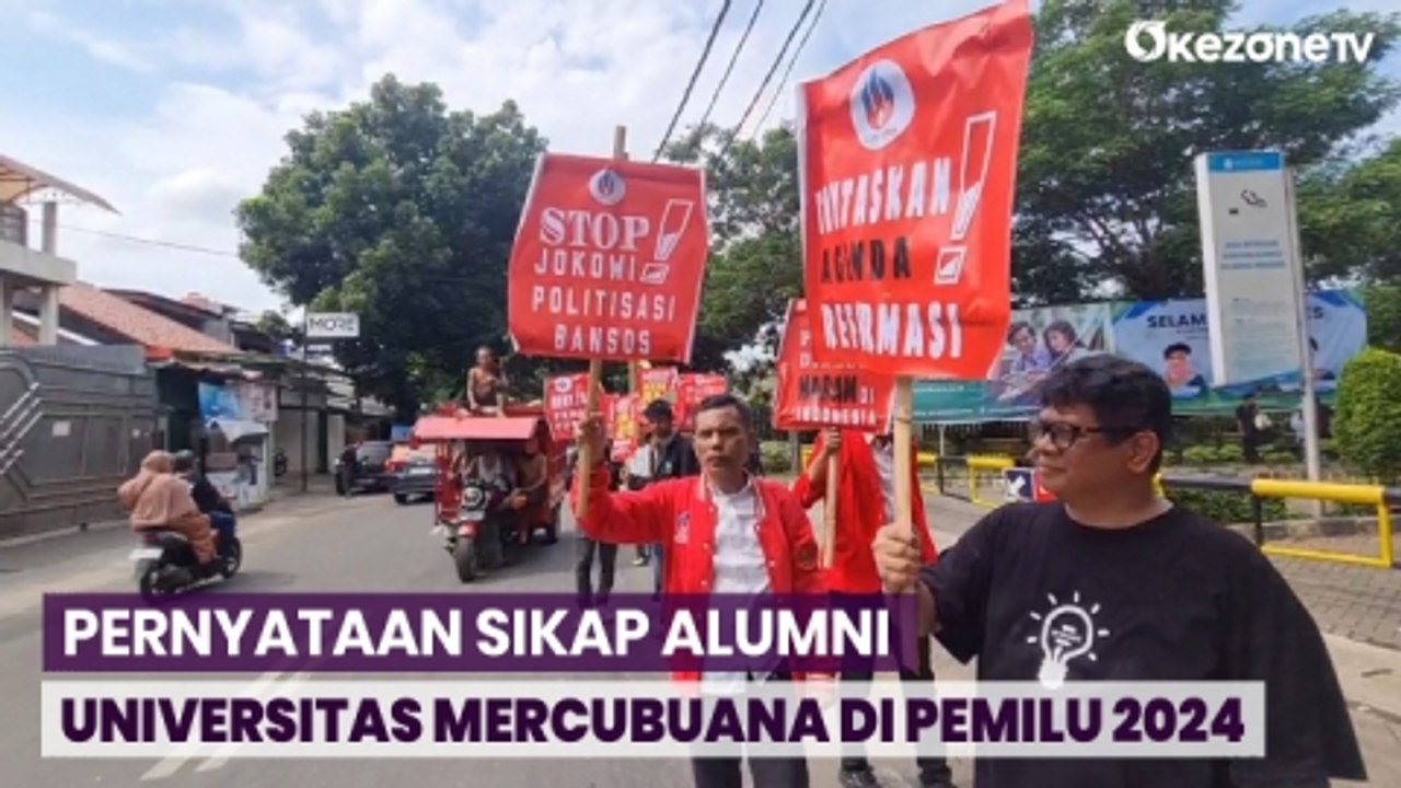 Alumni dan Aktivis Universitas Mercubuana Nyatakan Pernyataan Sikap di Pemilu 2024