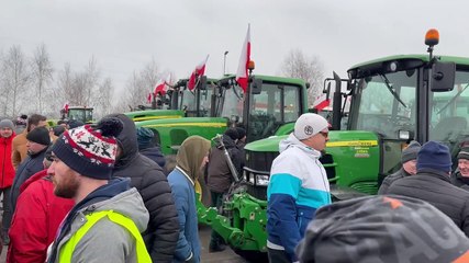 Ewelina Fuminkowska Protest rolników Turzno DK91