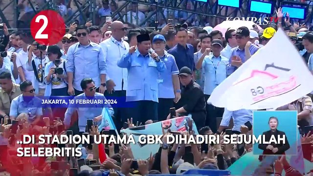 [TOP 3 NEWS] Kampanye Anies di JIS, Kampanye Prabowo GBK, Ganjar Kampanye di Semarang