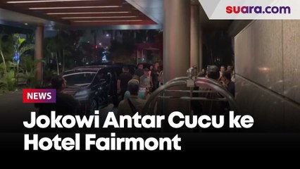 Jokowi Antar Cucu ke Hotel Fairmont, Disusul Gibran Usai Kampanye Akbar di GBK