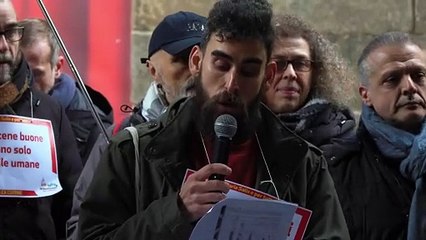"Ilaria Salis libera": manifestazione alla Loggia dei Mercanti
