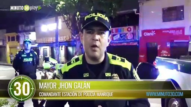 2 capturados en los operativos de control en la comuna de Manrique