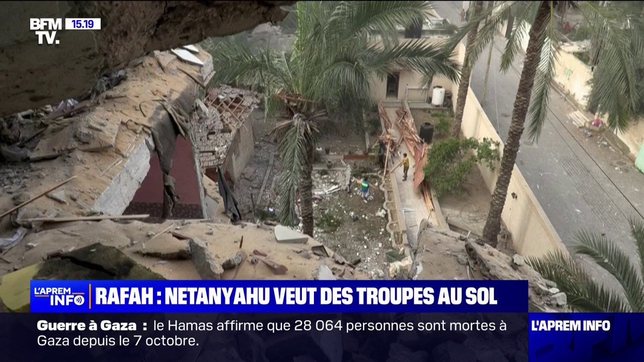 Gaza: Benjamin Netanyahu veut mener une opération terrestre à Rafah