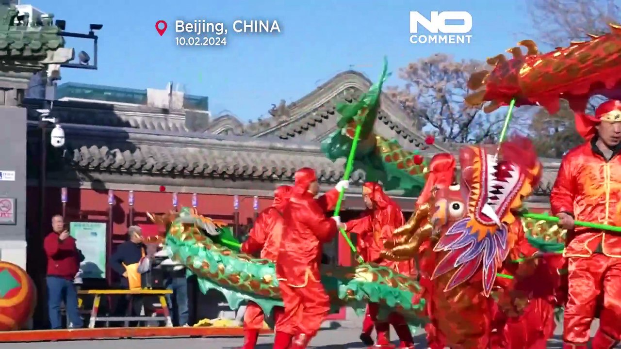 Peking feiert den Beginn des Jahrs des Drachen