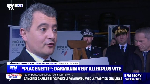 Doubs: Gérald Darmanin à Besançon pour faire un bilan de l'opération place nette contre la drogue