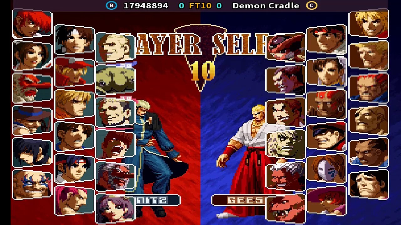 Snk Vs Capcom Chaos Plus  17948894  Vs Demon Cradle  FT10