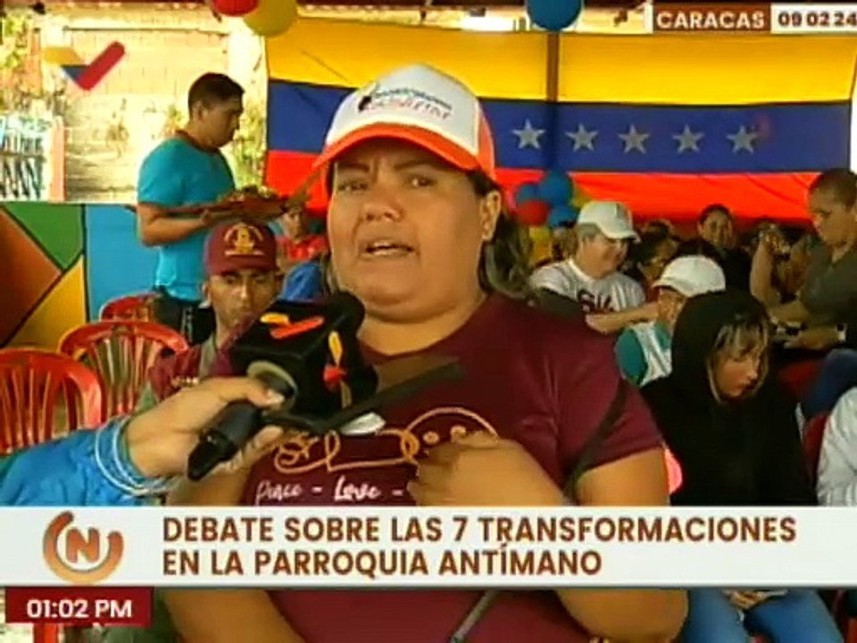 Se realizó debate de las 7T para buscar las soluciones a la comunidad El Manguito de Antímano