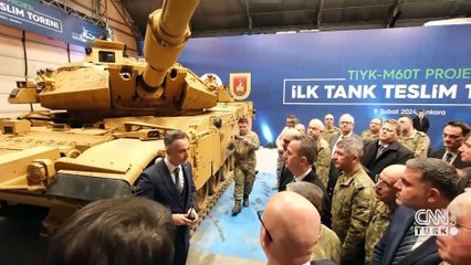 Modernize edilen ilk M60T tankları teslim edildi