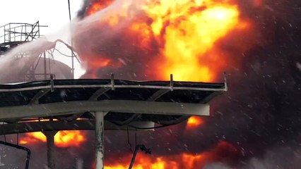 Un ataque ruso deja siete muertos y un "río de fuego" en el noreste de Ucrania