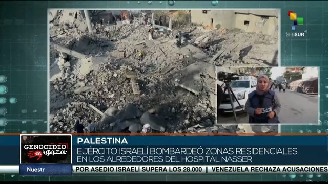 Tropas de ocupación israelí ataca hospitales Al Nasser y Al-Amal