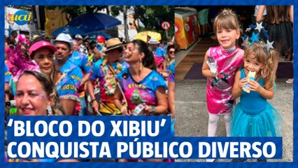 Bloco do Xibiu, no Castelo, conquista famílias e crianças