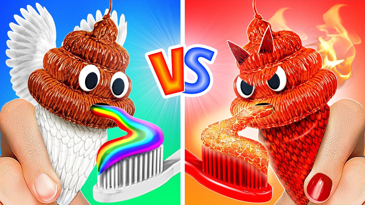 Angel or Devil?  *Expensive Gadgets VS Free Crafts*