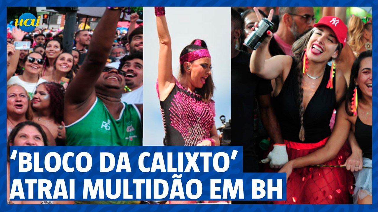 ‘Bloco da Calixto’ atrai multidão em BH