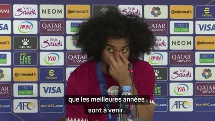 Qatar - Akram Afif : "Les trois penalties, c'est grâce au soutien de mes coéquipiers"