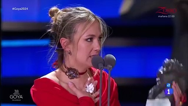 Discurso de Rigoberta Bandini en los Goya