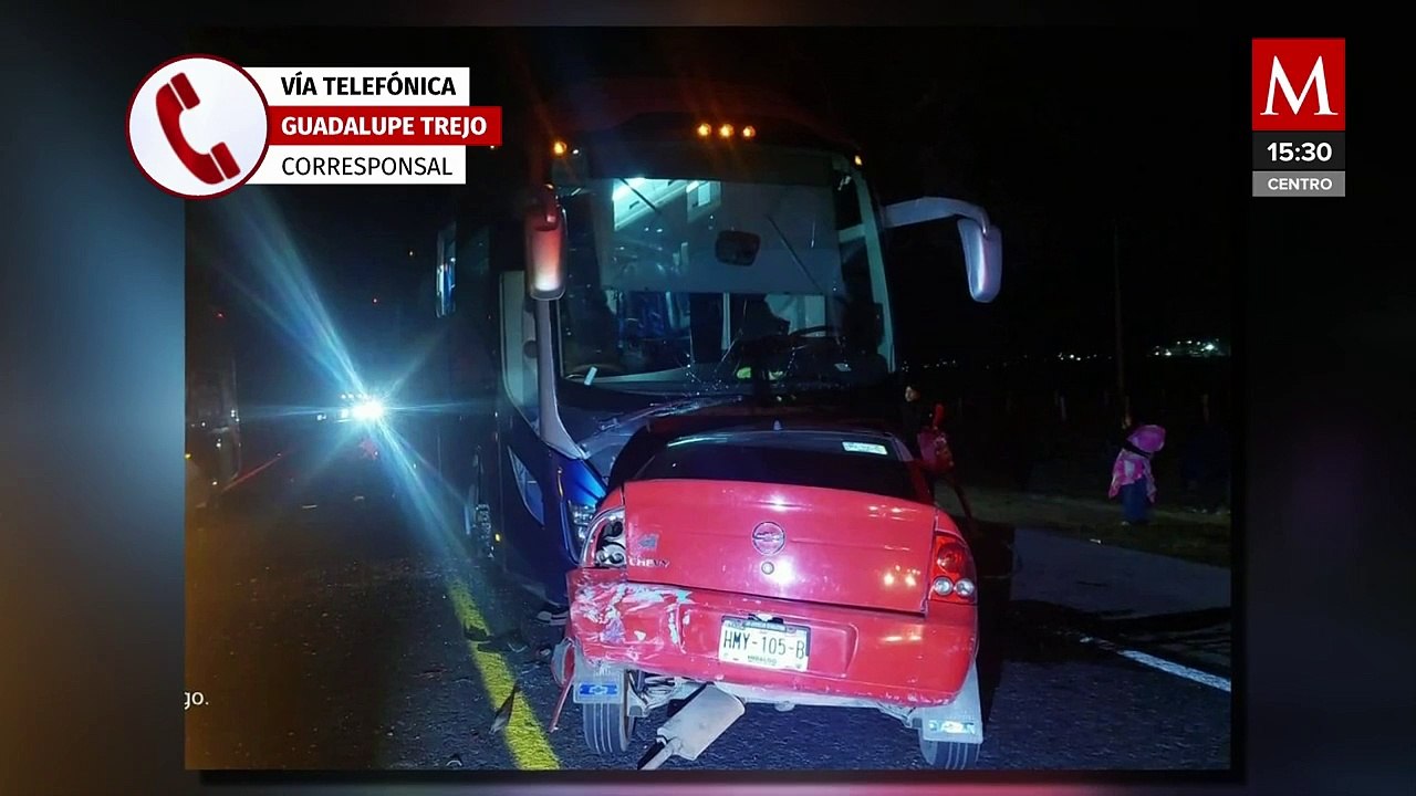 Tres personas fallecen en choque múltiple en carretera México-Tuxpan, Hidalgo