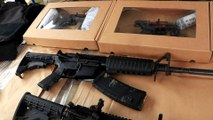 TTPS SEIZES AR 15s & AMMO AT COURIER CO.